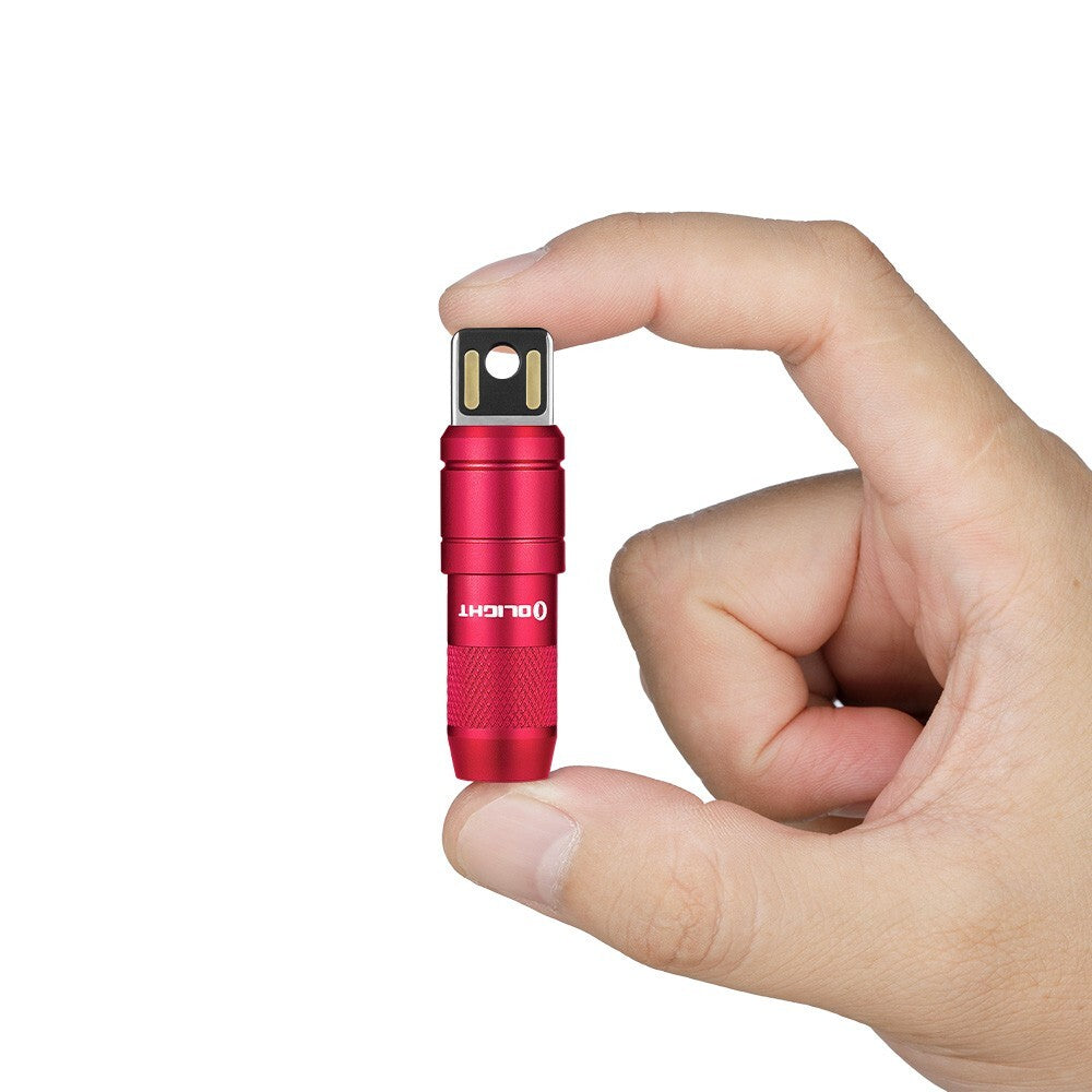 Rechargeable Keychain Flashlight 50 Lumens Compact Portable EDC Light