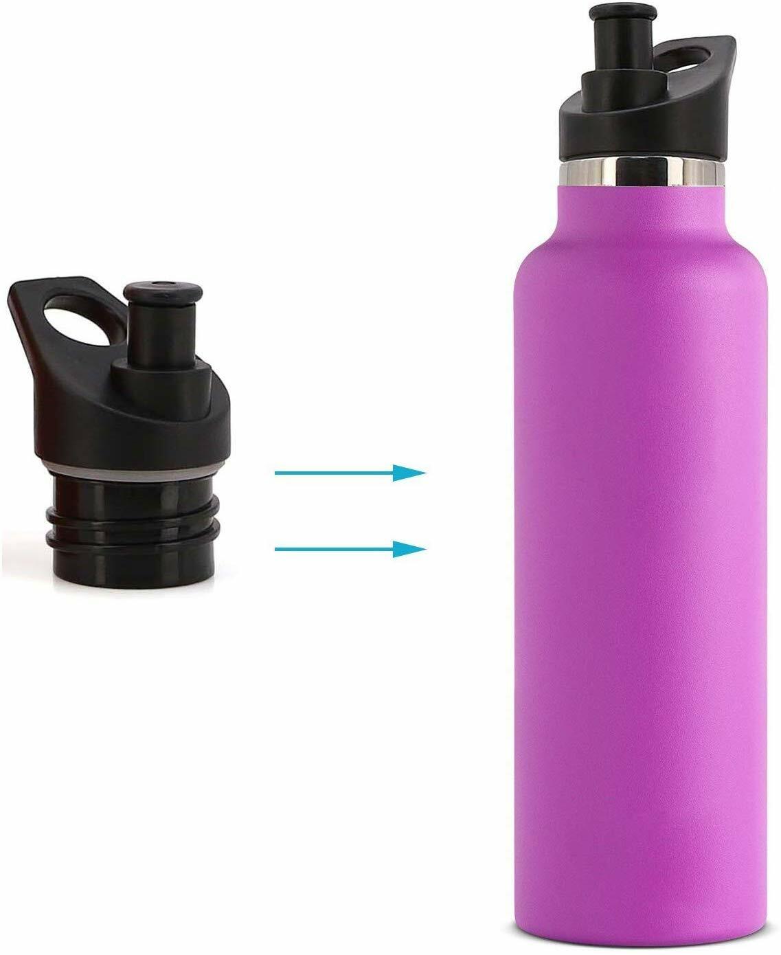 3 Pack Sports Twist Lid Replacement for Hydro Flask Water Bottles 12-24 OZ