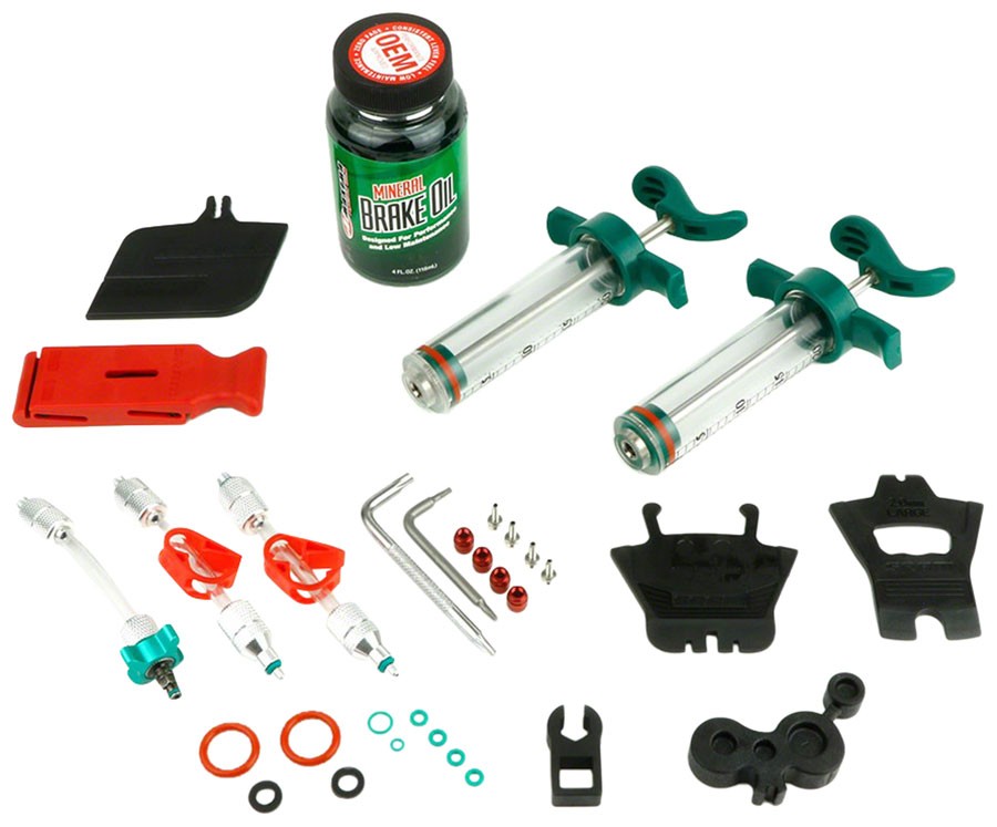 Bike Brake Bleed Kit for SRAM Disc Brakes - Mineral Oil System