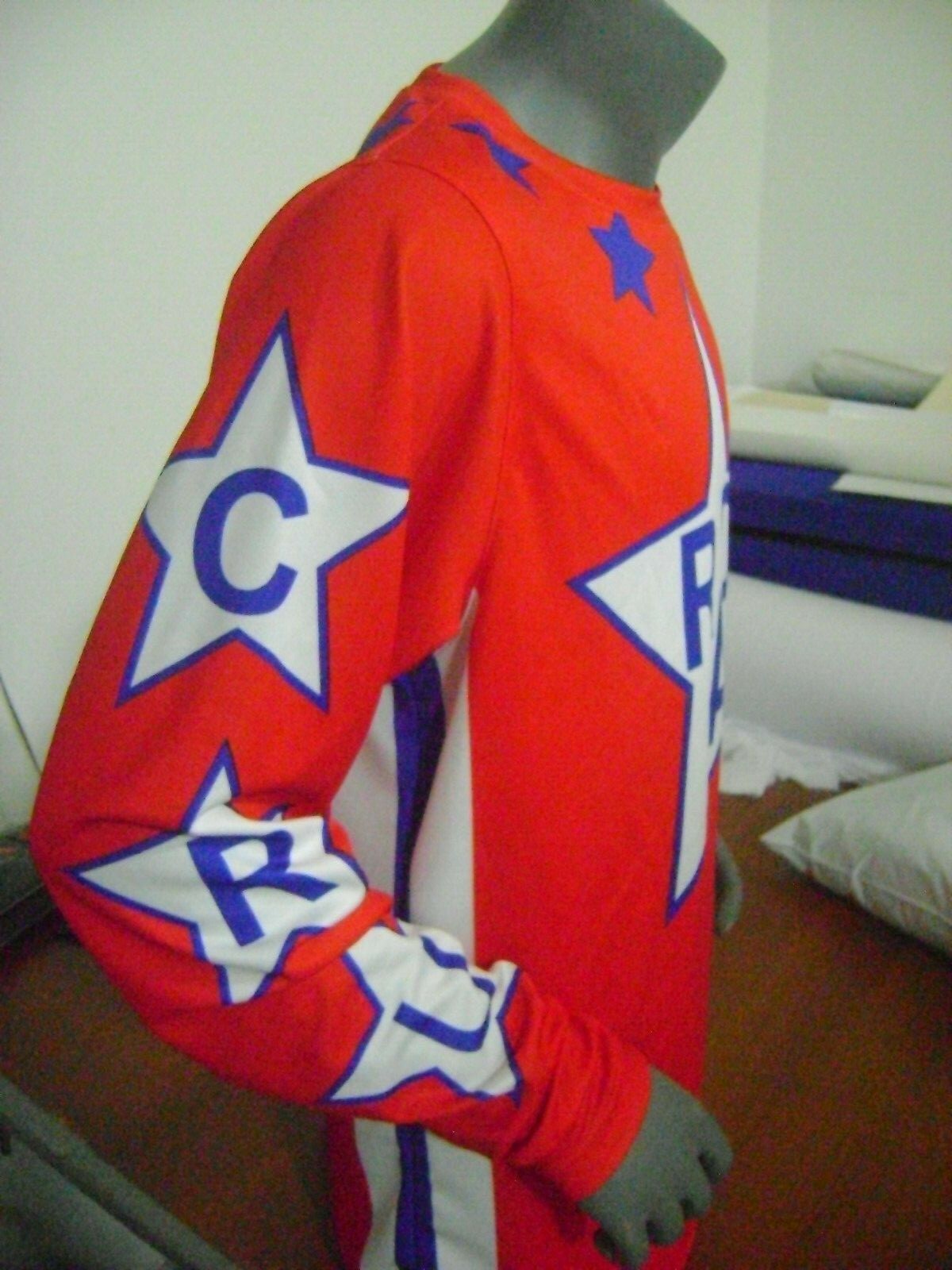 XL BMX Cycling Jersey - Old School Race Bike Shirt with Moisture Wicking & UV Protection