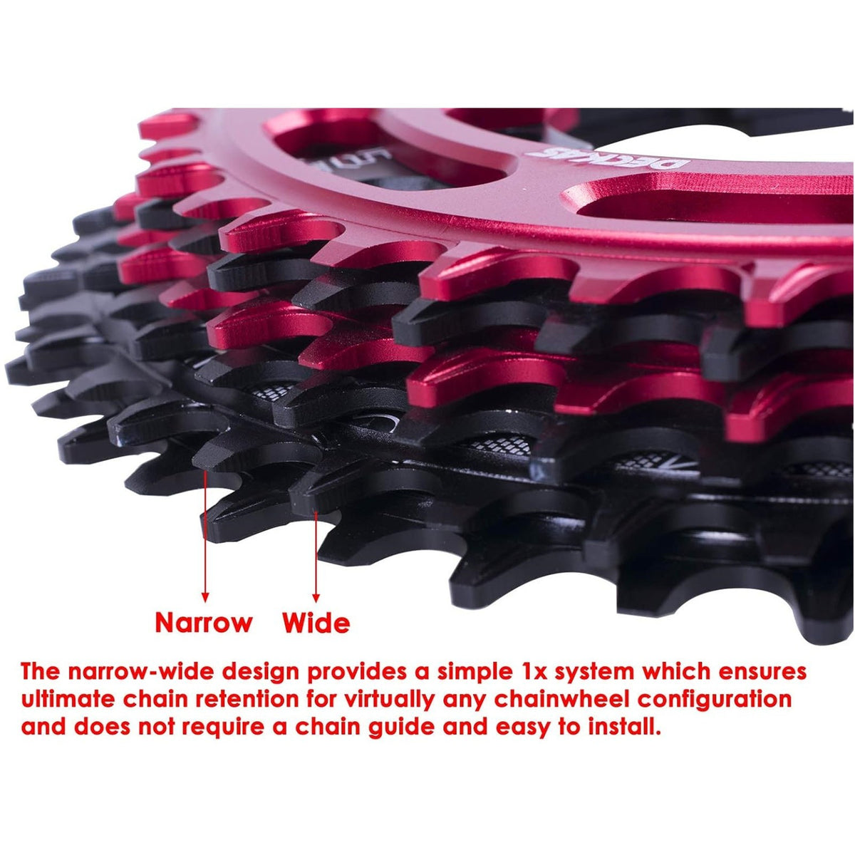 Narrow Wide 50T Oval Bike Chainring - 8/9/10/11-Speed Compatibility