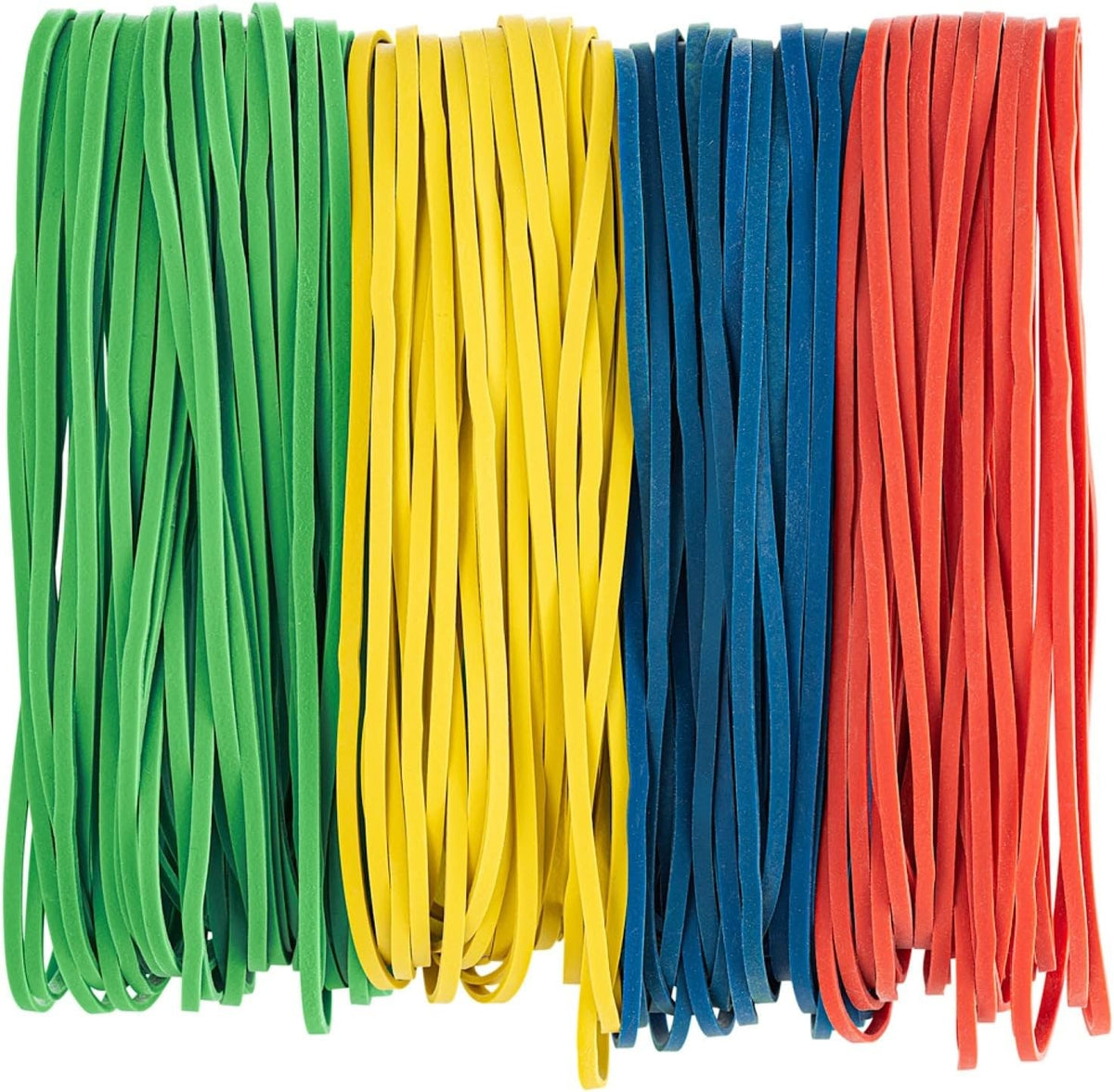 Heavy Duty Rubber Bands 1/2 LB Multicolor 7x1/8 Inches Bulk Pack