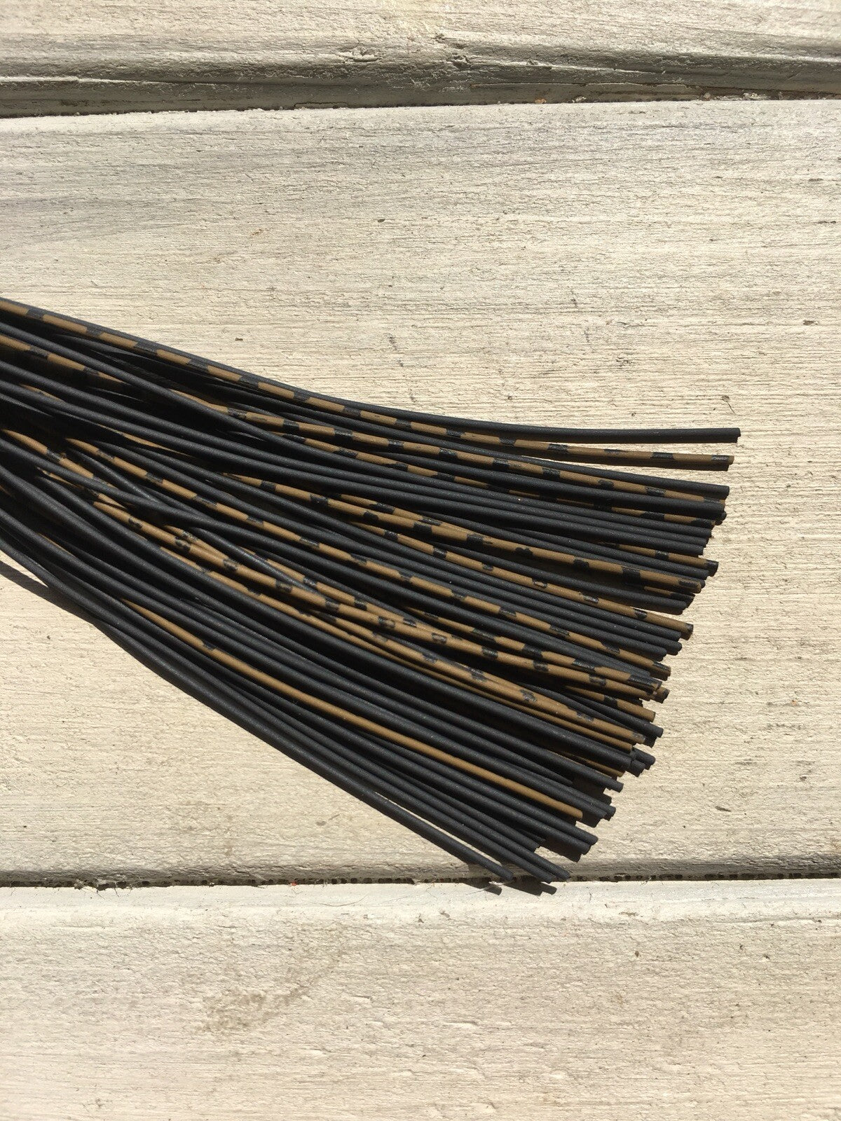 Bass Jig Skirts Living Rubber Lot of 10 with Craw Patterns - Replacement Fishing Tackle