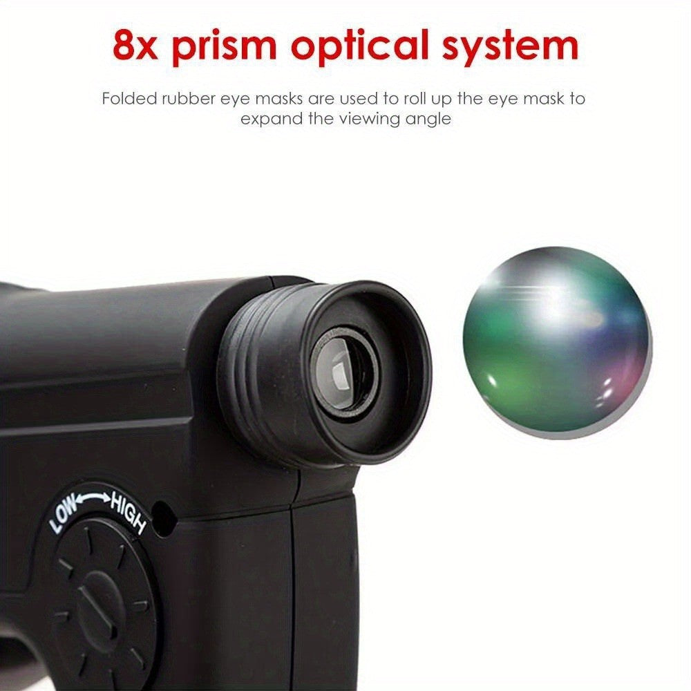 Parabolic Microphone Bird Observation Device with Headphones - Monocular Spy Camera