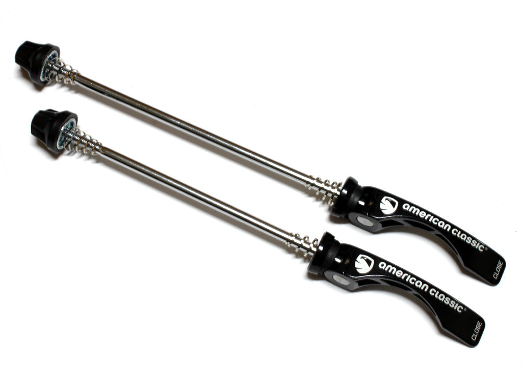American Classic MTB Bike Quick Release Skewers 100mm & 135mm Black