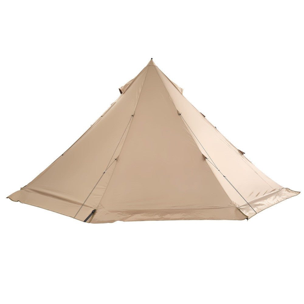 4-Season Hot Tent for Winter Camping with Stove Jack, Waterproof 4P Tipi Tent