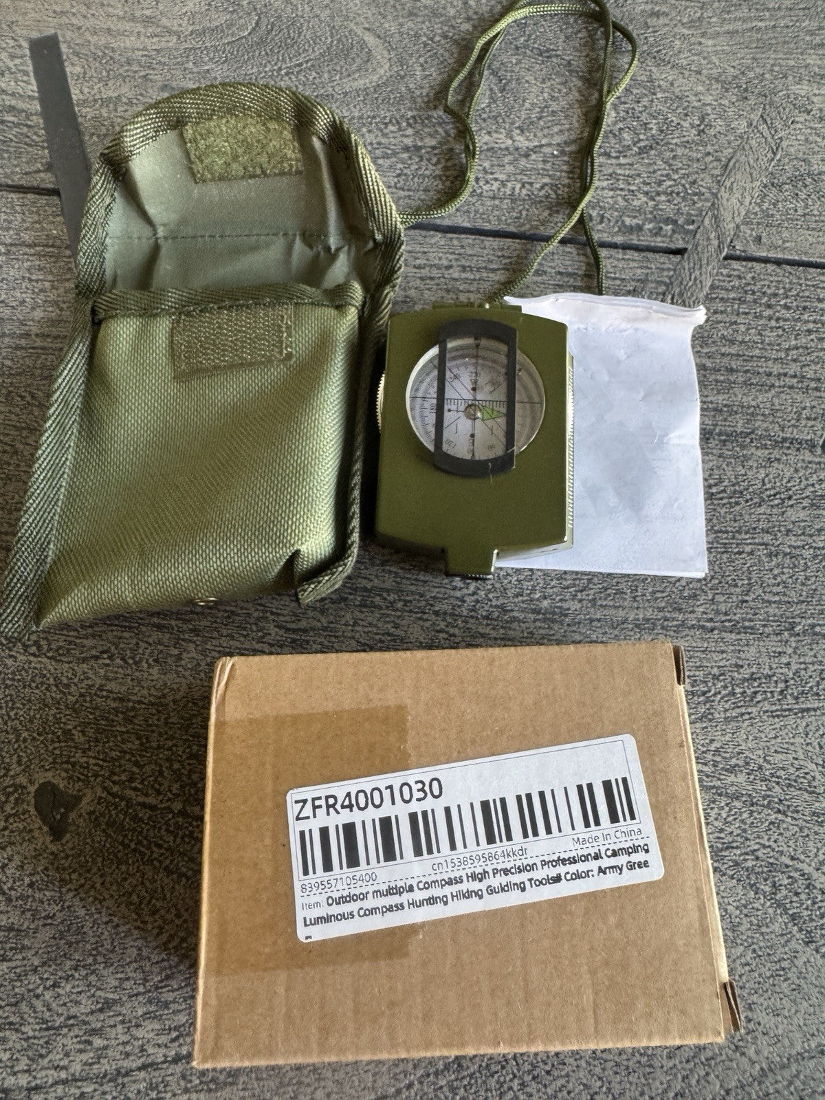 Waterproof Military Compass AF-4580 Lensatic Sighting for Camping Hiking