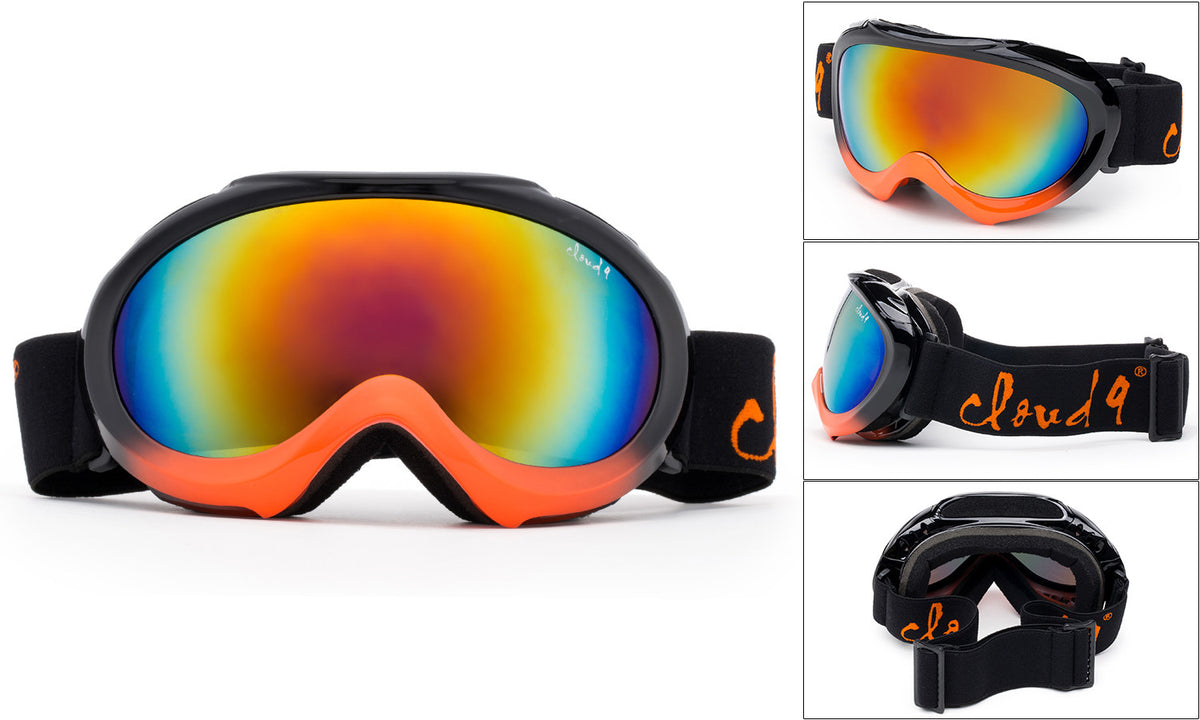 Kids Snow Ski Goggles Dual Lens Youth Ski Goggle with Pouch - Multiple Colors