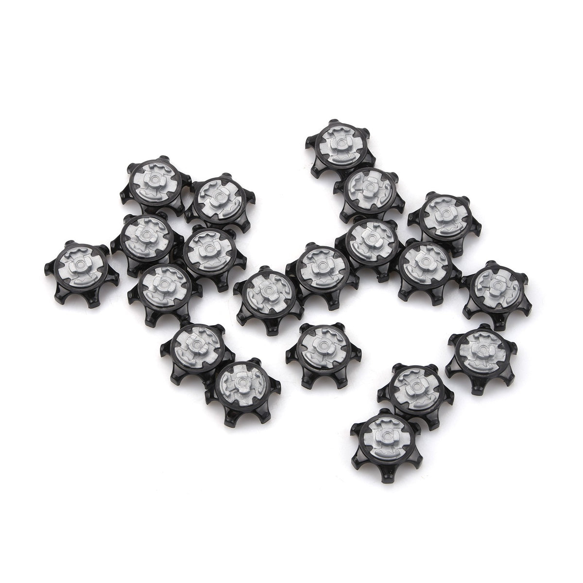 Golf Shoe Spikes 20 Pack Durable Plastic Cleats for Golf Shoes Replacement