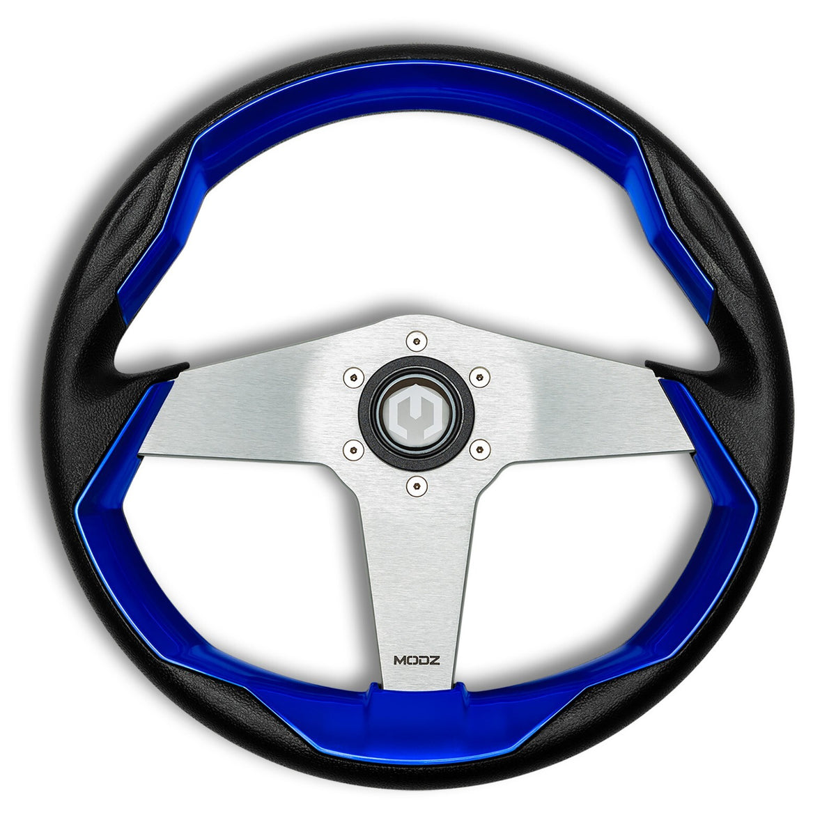 Golf Cart Steering Wheel Kit with Adapter - Custom Colors for Club Car, EZGO, Yamaha