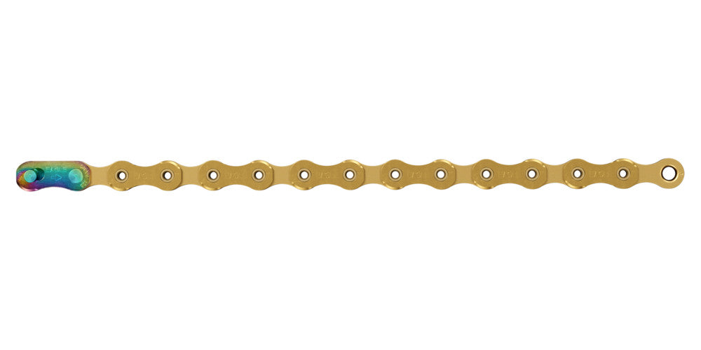 12-Speed Bicycle Chain - SRAM XX1 Eagle Hollow Pin 126 Links Power Lock