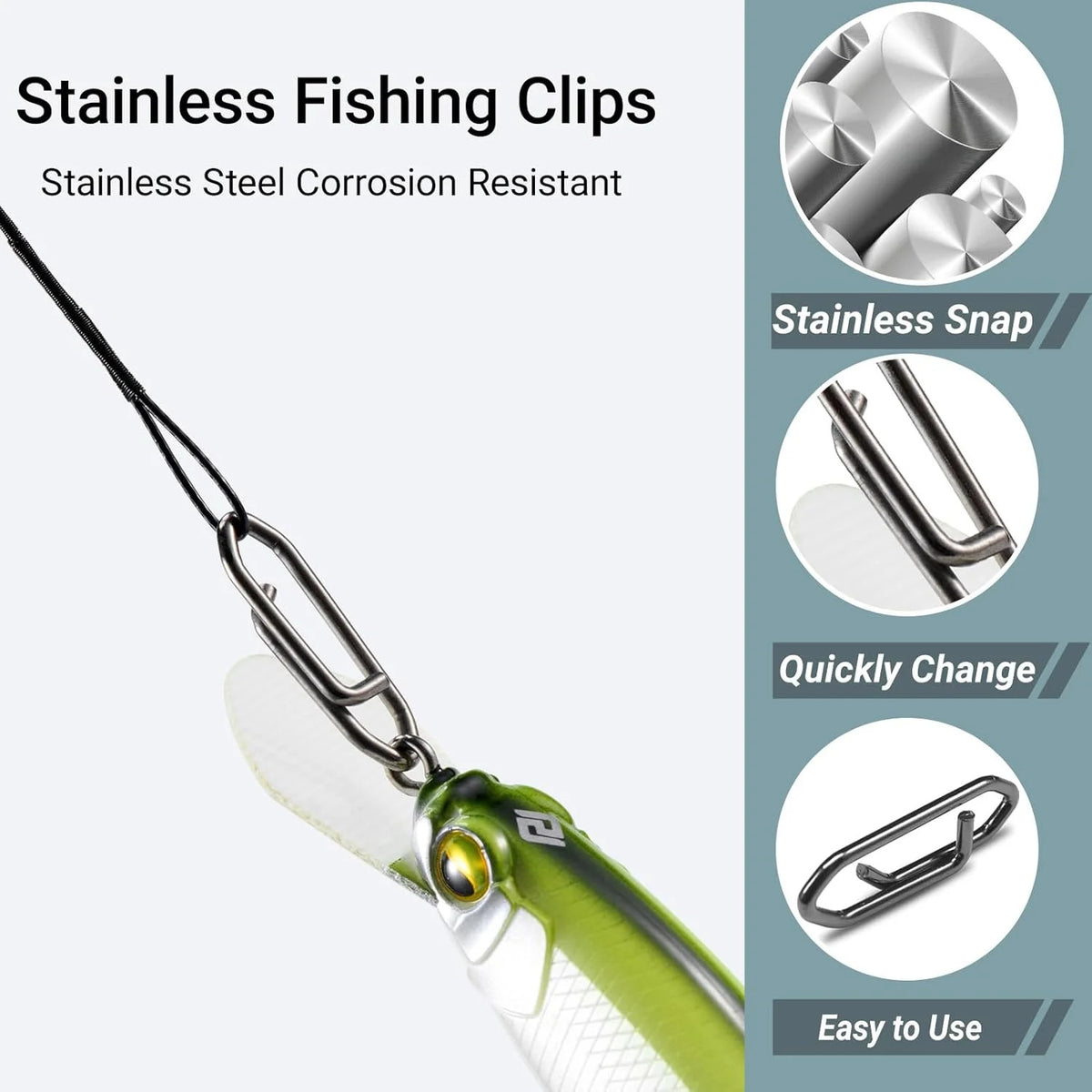 Heavy Duty Stainless Steel Fishing Leaders Wire Saltwater & Freshwater