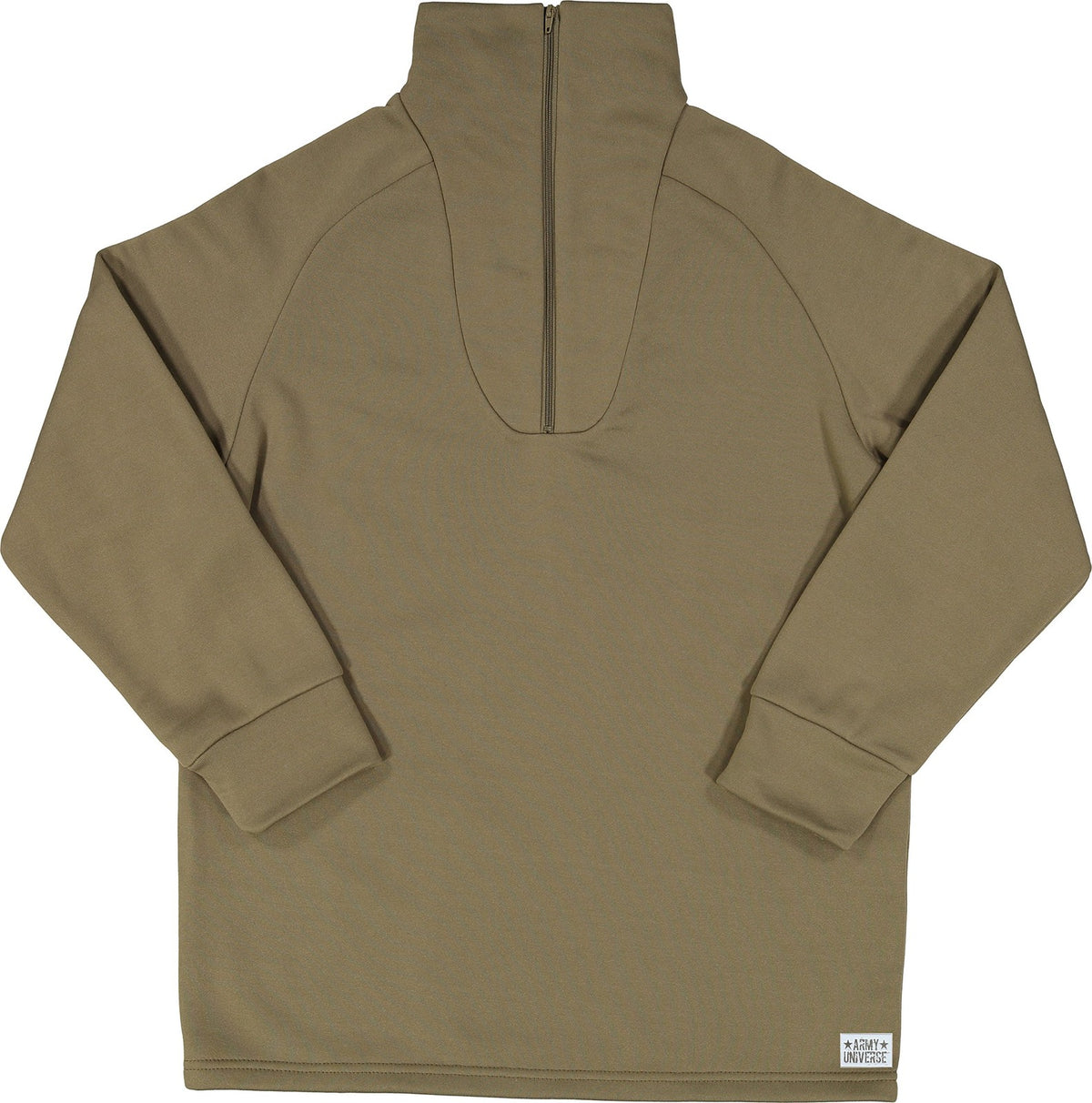 Men's Fleece-Lined Thermal Quarter Zip Underwear Top - Cold Weather Base Layer