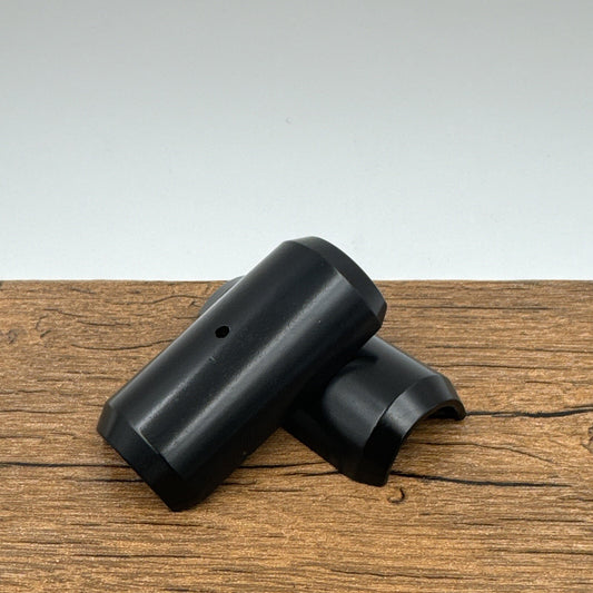 Bike Handlebar Shim 7/8 to 1 1/4 Inch Black Aluminum Spacer