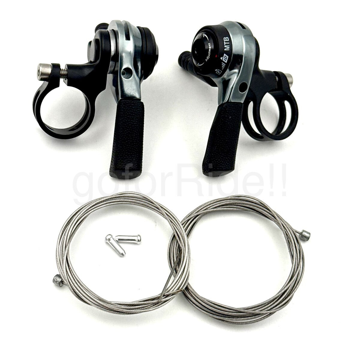 Microshift 2/3x10 Speed MTB Thumb Shifter Pair - Left & Right, 22.2mm Clamp