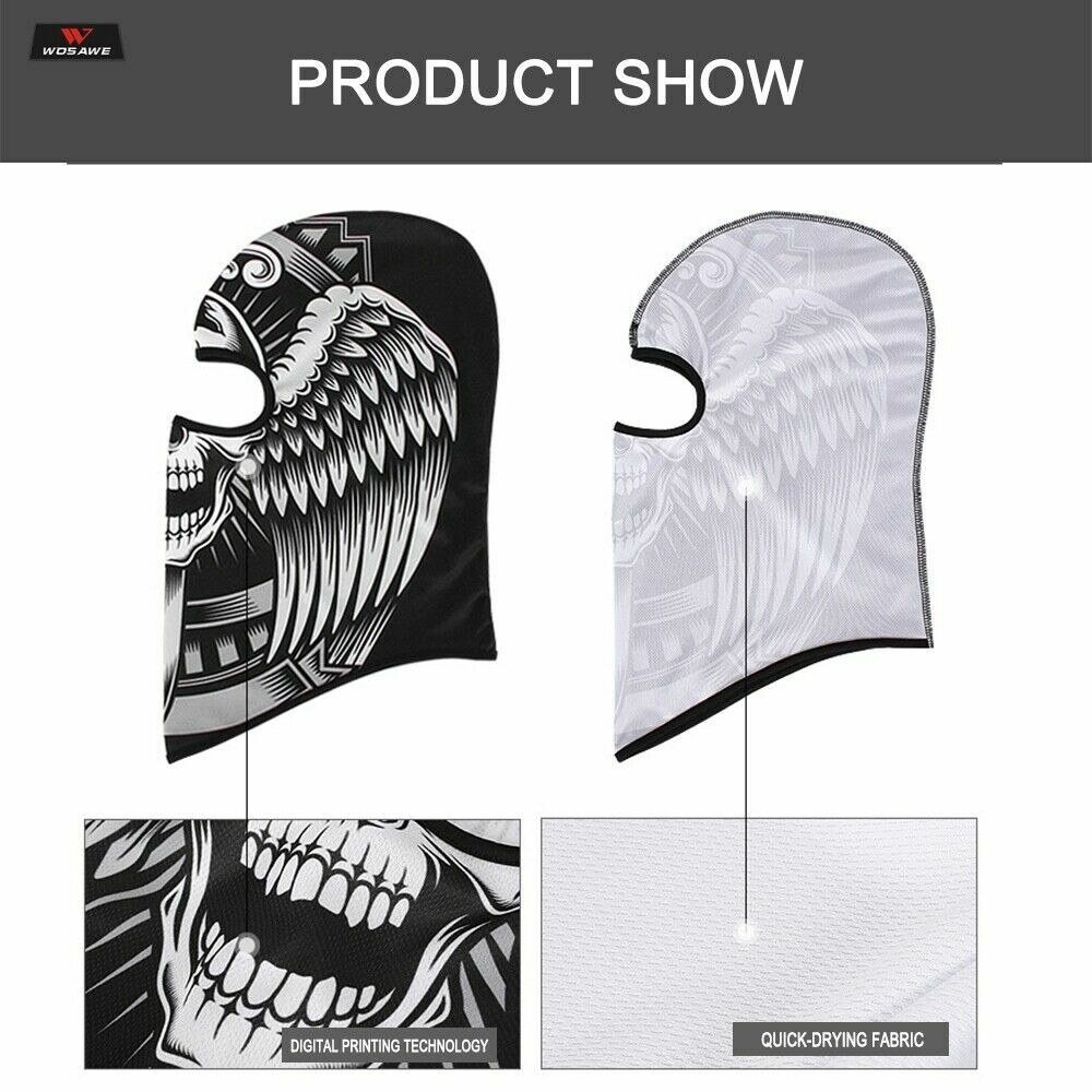 Unisex Skull Mask Balaclava for Cycling Hiking Ski Halloween Face Cover