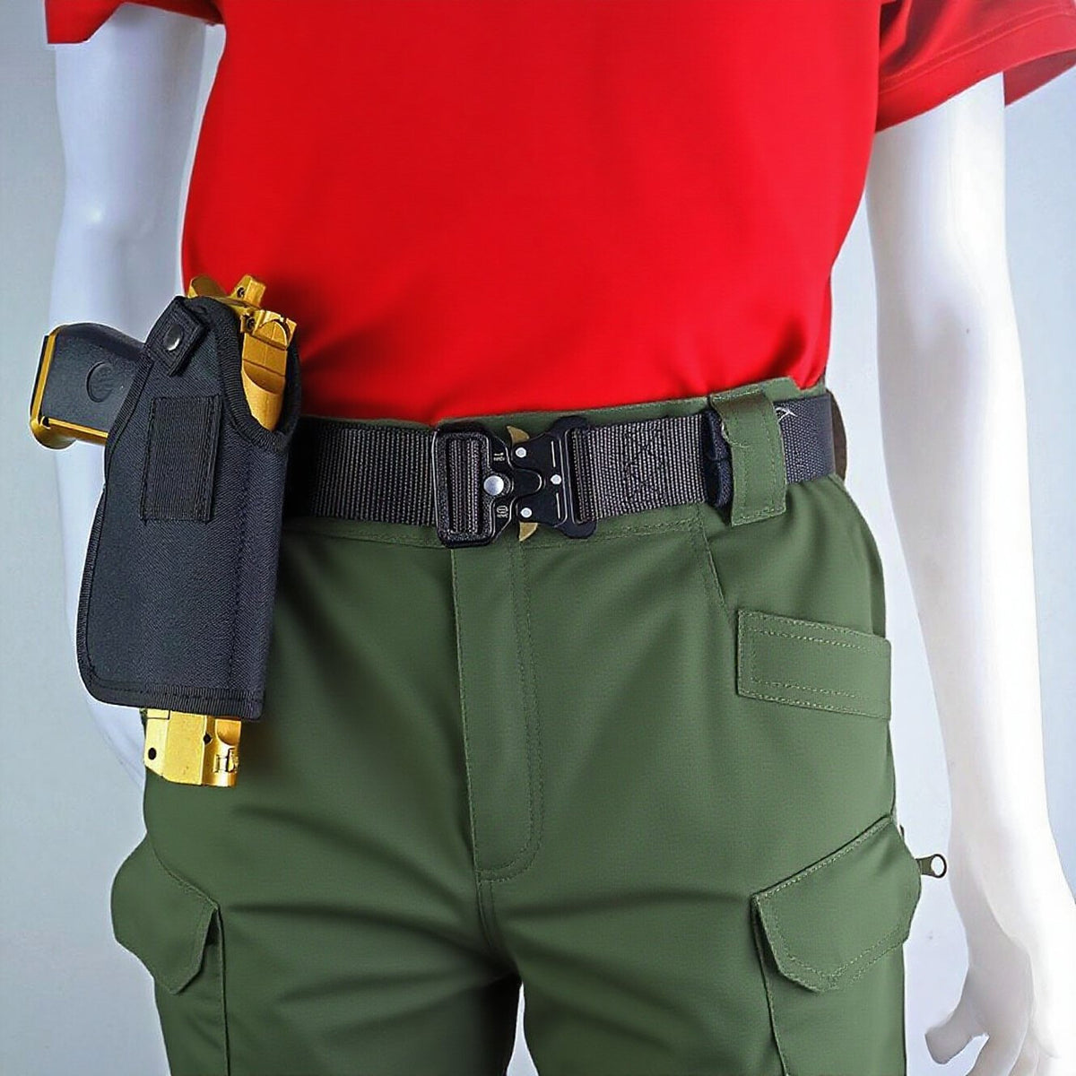 Concealed Carry Gun Holster IWB OWB Fits Handgun with Light or Laser