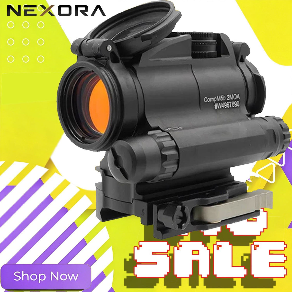 EvolutionGear COMP M5b Dotsight & LRP 1.54-Inch Mount - Aim Clone Replica Set