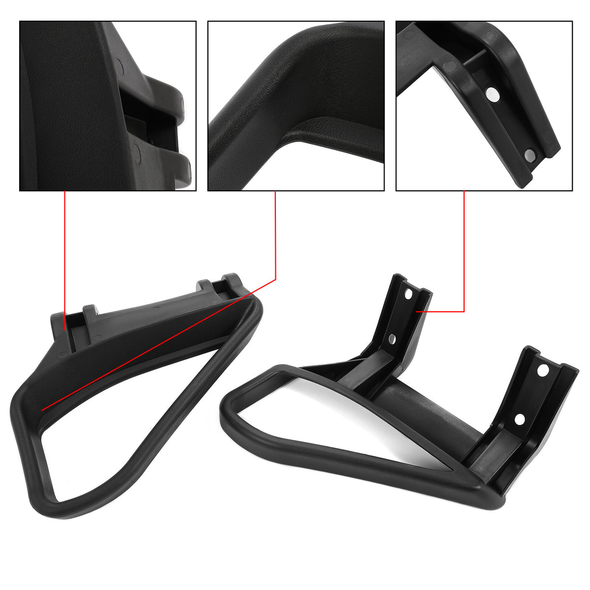 Golf Cart Seat Handle Pair for EZGO TXT 1994-Up Gas & Electric Models