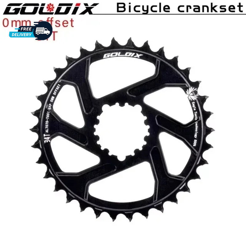 MTB Chainring 30T-38T Direct Mount 3 Bolt Offset 0-6mm for 9-12 Speed Bikes