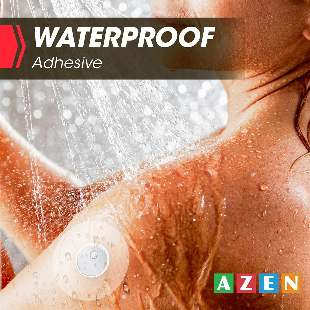 Waterproof Sensor Covers for Libre 3 - 100 Pack Adhesive Patches