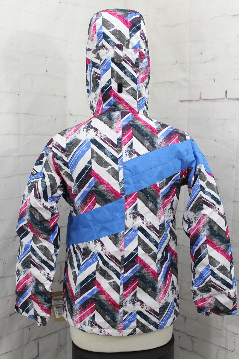 Girls 3-in-1 Snow Jacket with Fleece Liner Chevron Print Youth Outerwear