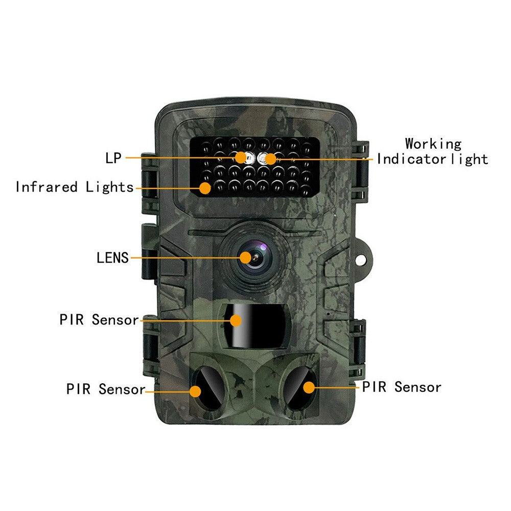 4K 36MP Trail Camera with Night Vision Waterproof Motion Detection