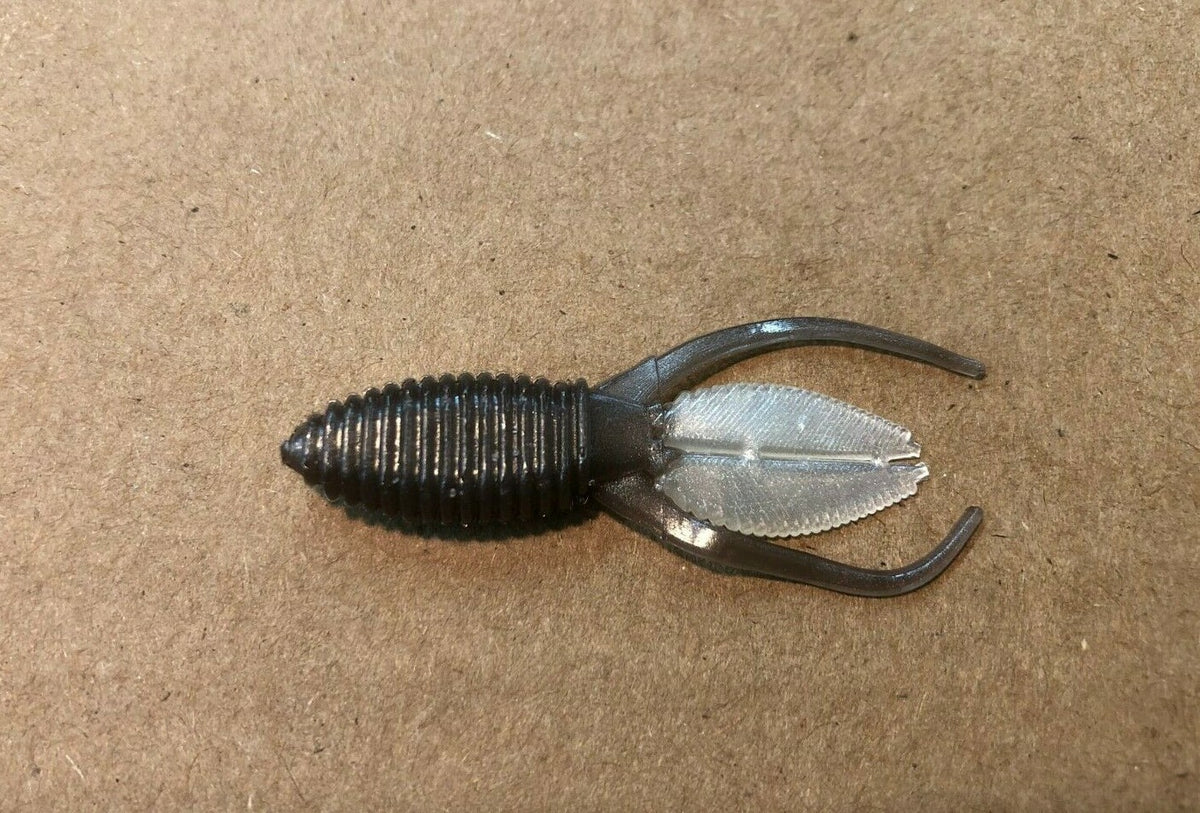 2-Inch Crappie Beaver Tail Soft Plastic Lures 100-Pack for Panfish Fishing