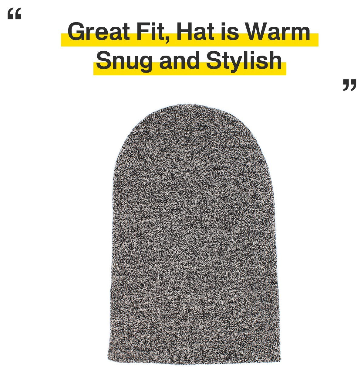 Warm Winter Knit Beanie Cap for Skiing and Daily Wear