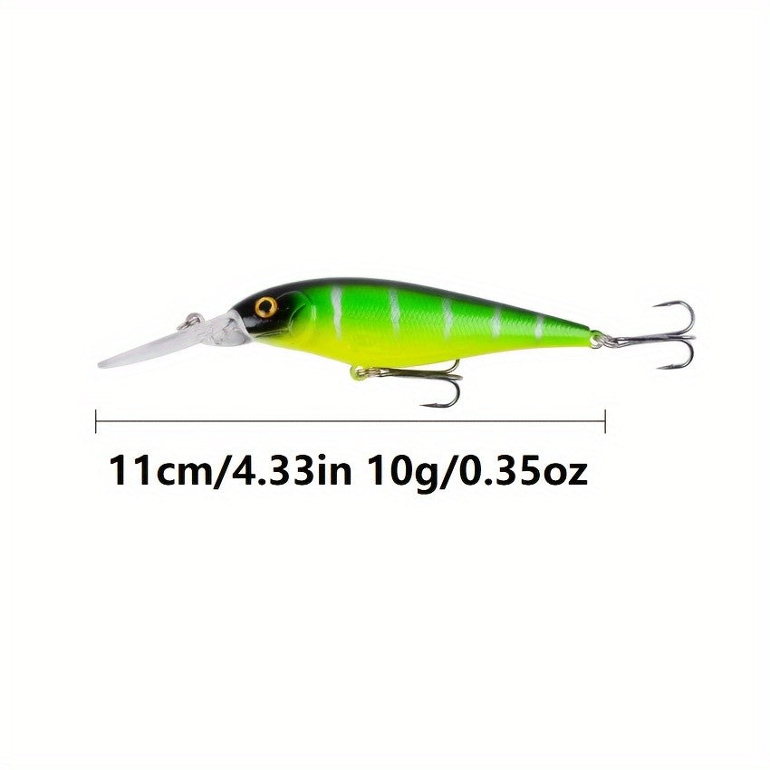 10pcs Artificial Crank Bait Fishing Lures for Bass