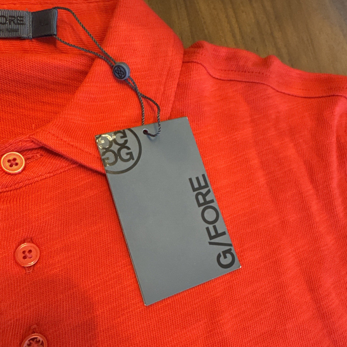 Men's XL Poppy Red Golf Polo Shirt - Breathable Cotton, Classic Fit