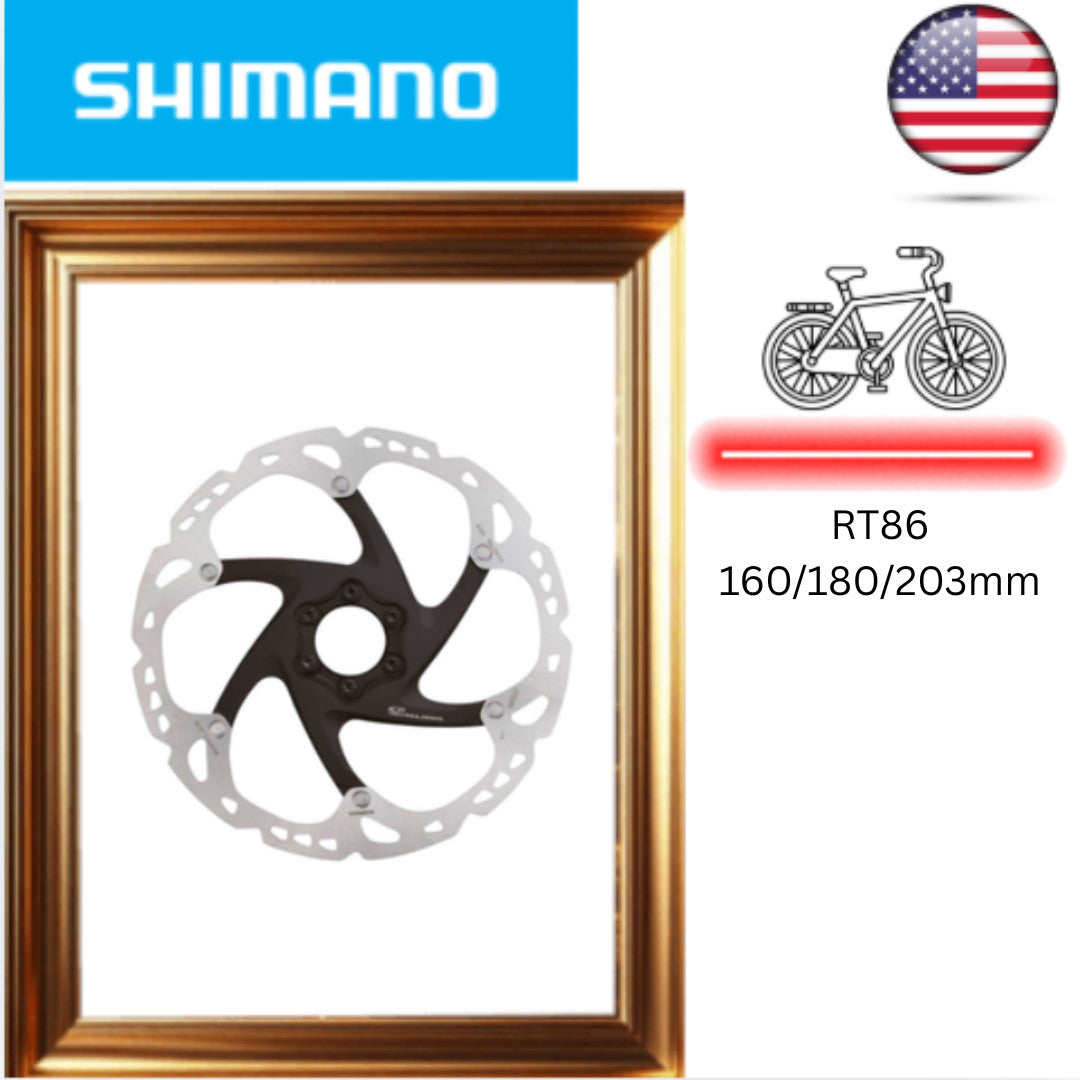 Bicycle Rotor 6 Bolts Disc Brake Rotor 160mm 180mm 203mm - Shimano Compatibility