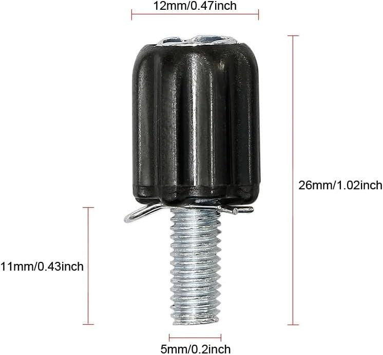 6 Pack M5 Bicycle Derailleur Shift Cable Barrel Adjusters Replacement Parts