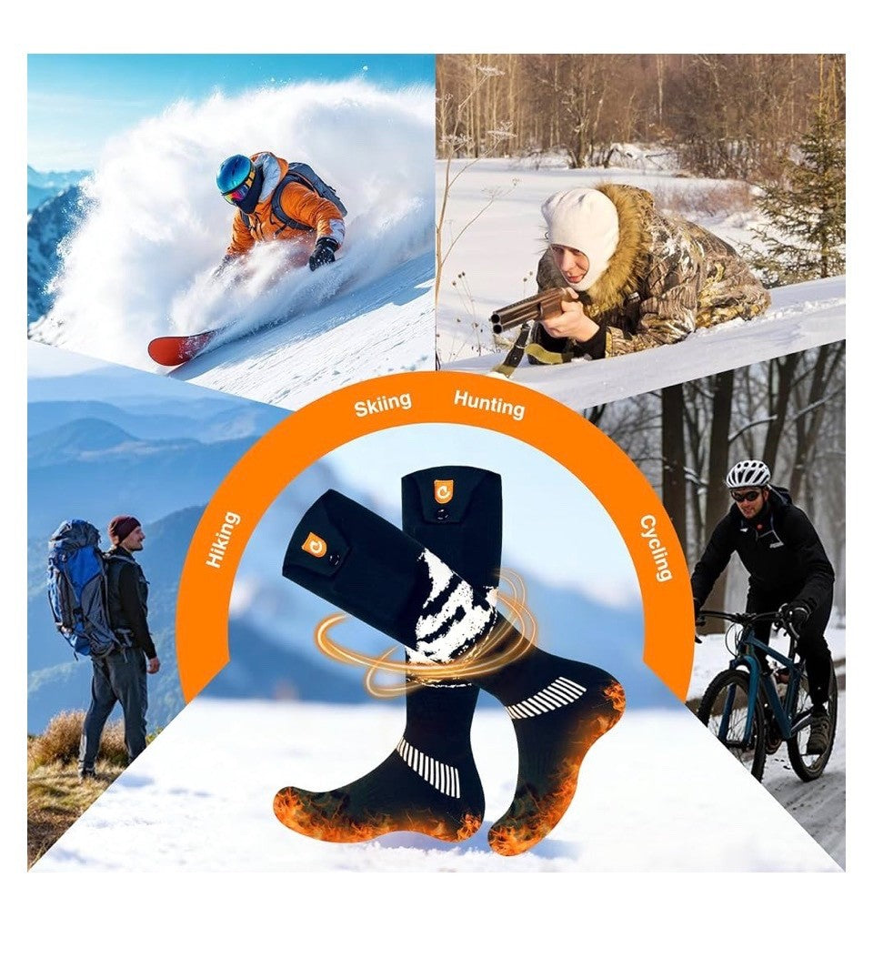 Heated Socks - New Upgrade 2025 for Cold Weather Comfort
