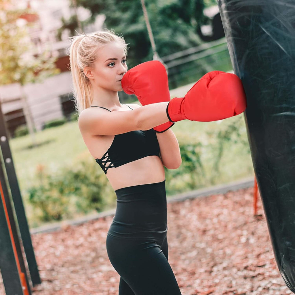 Kids & Beginner Boxing Gloves 8oz-12oz with Soft Padding, Adjustable Fit
