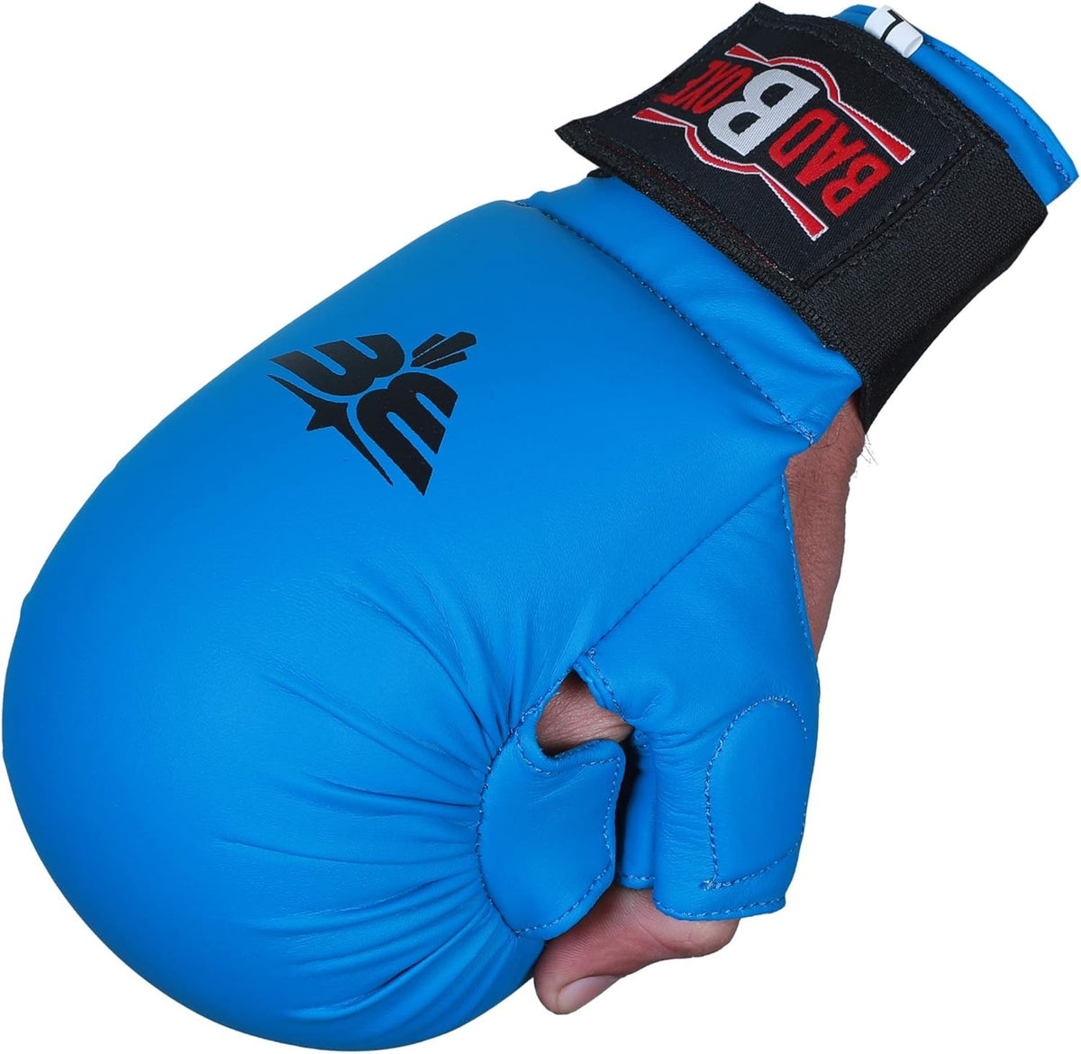 Martial Arts Training Gloves for Karate Sparring - Small Blue