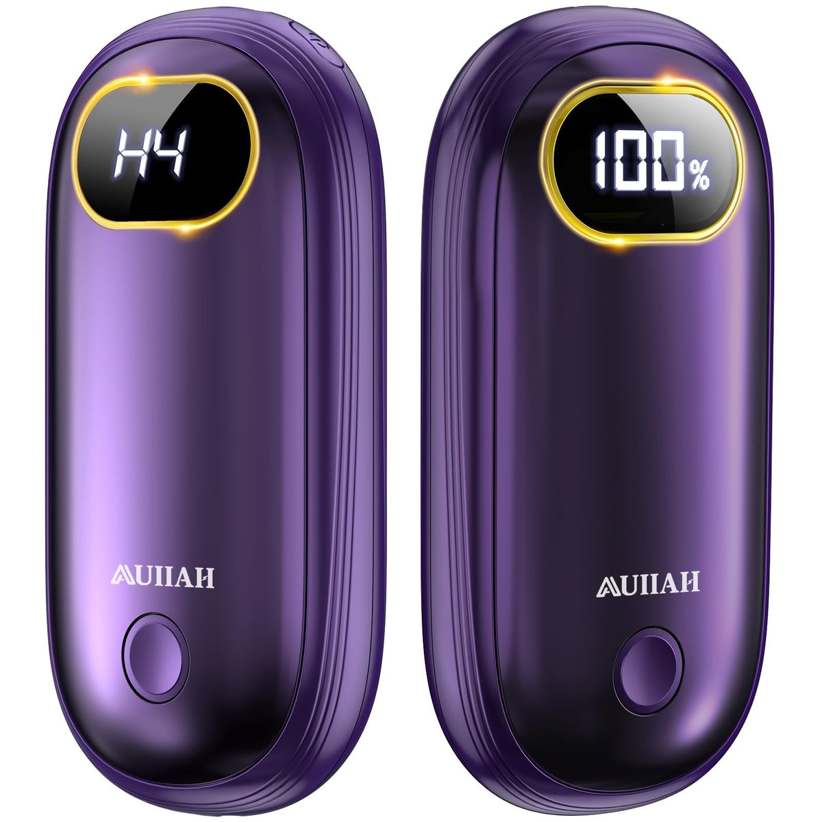 Rechargeable Hand Warmers 2 Pack - Dual-Sided Heating Up to 15 Hours