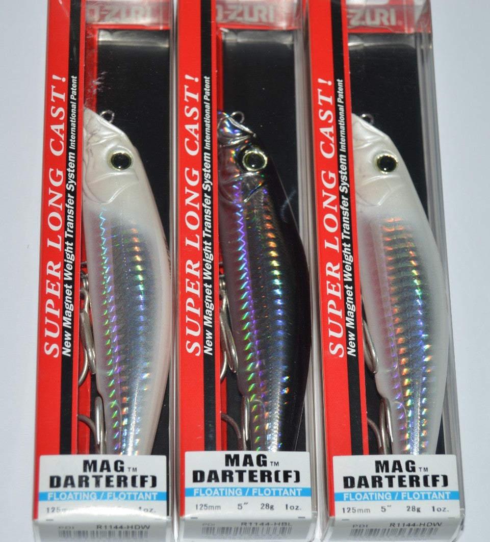 Floating Fishing Lures Set - Yo-Zuri Mag Darter Assortment 125mm 1oz Long Cast