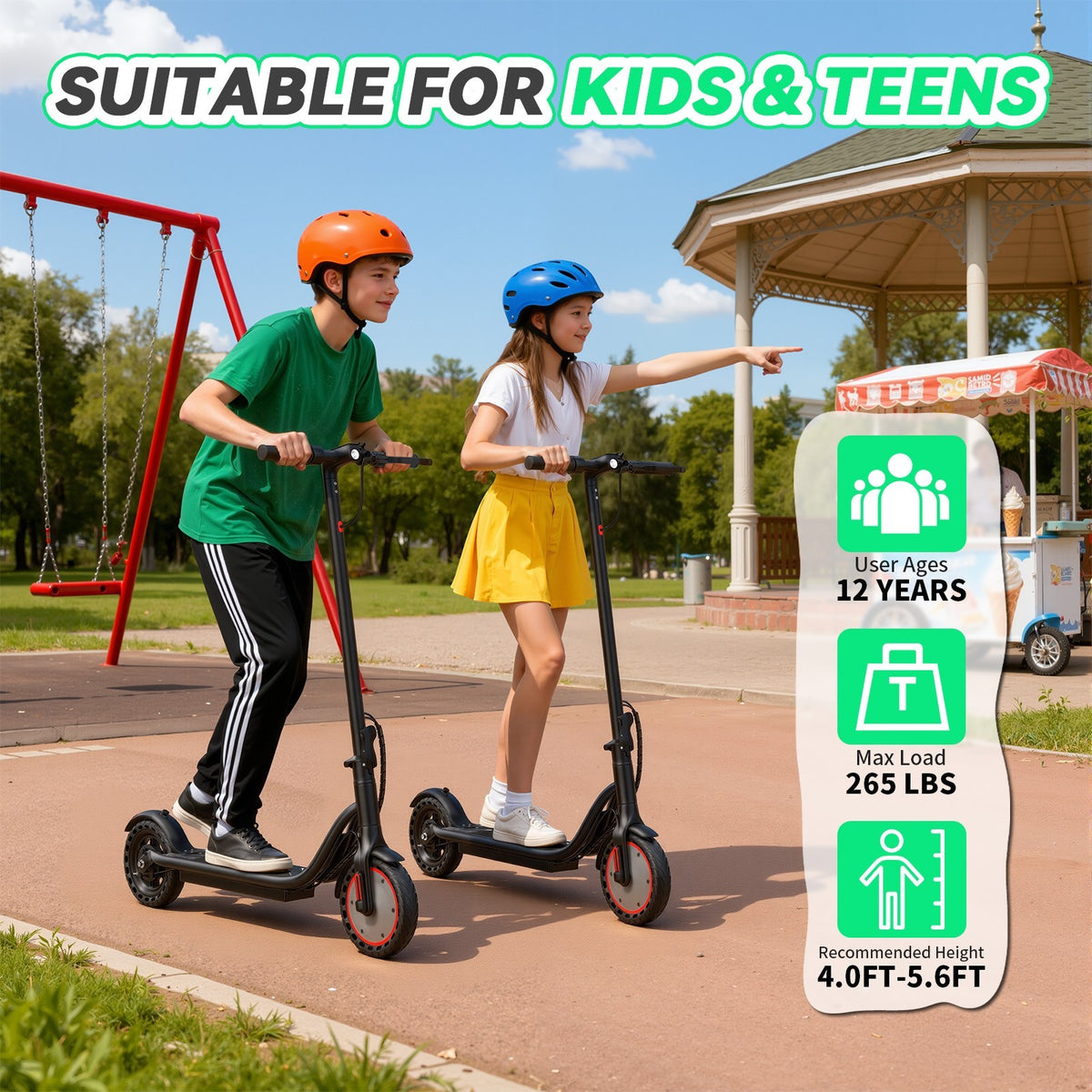Adult Electric Scooter Foldable Commuter E-Scooter 25KM/H Long Range