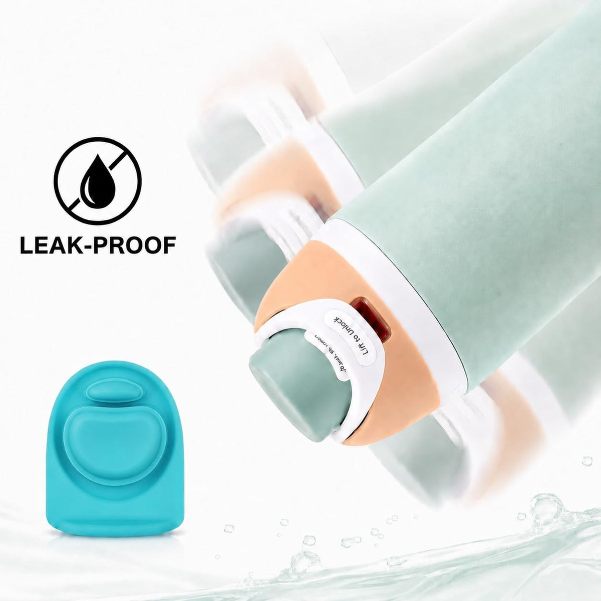 Rubber Seal Gasket for Owala Freesip Water Bottles 16/19/24/32/40oz - Multi-Color Pack