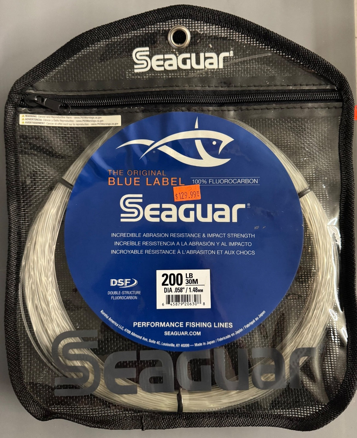 Fluorocarbon Fishing Line Coil 30M High Strength Saltwater Leader Line