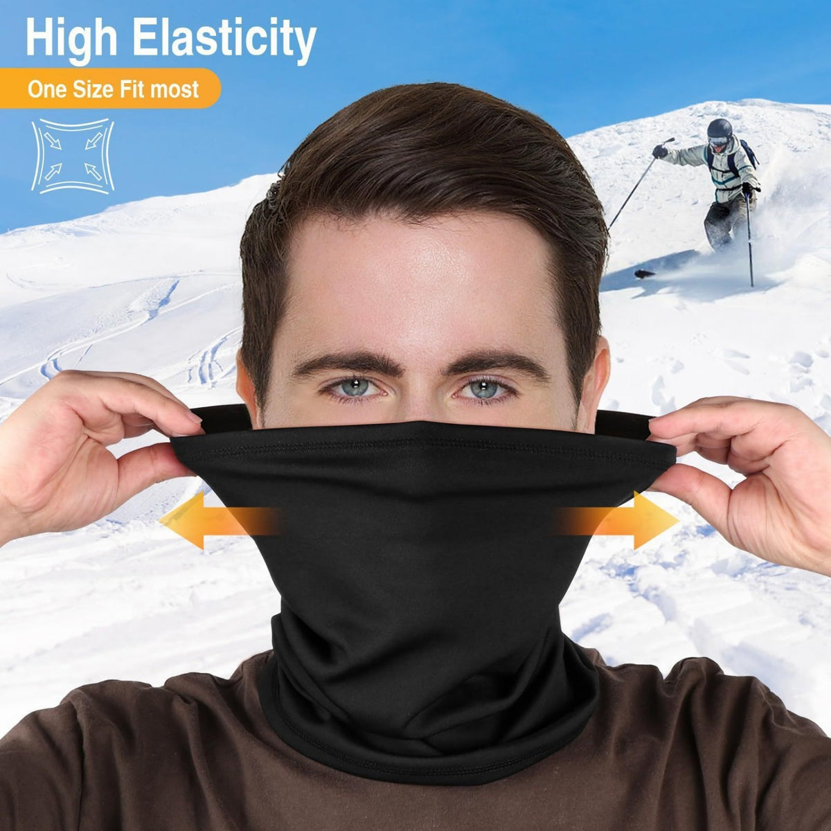 Winter Fleece Face Mask & Neck Gaiter Pack - Windproof & Soft