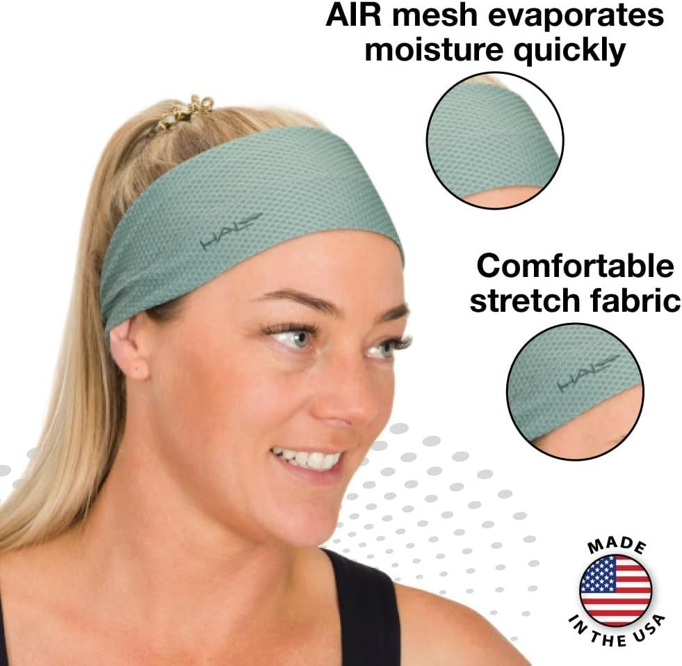 Wide 4-Inch Pullover Sweatband for Sports & Fitness - Aqua