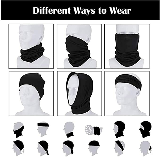 Unbranded UV Face Mask Balaclava Neck Gaiter for Outdoor Sports and Sun Protection