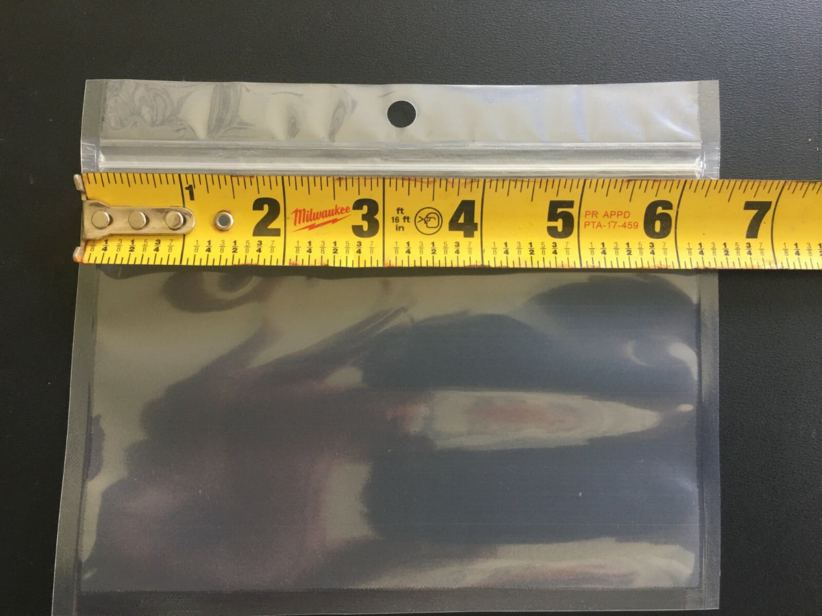 50 Laminated Zip Lock Bait Bags for Soft Plastic Fishing Lures 6.25x4"