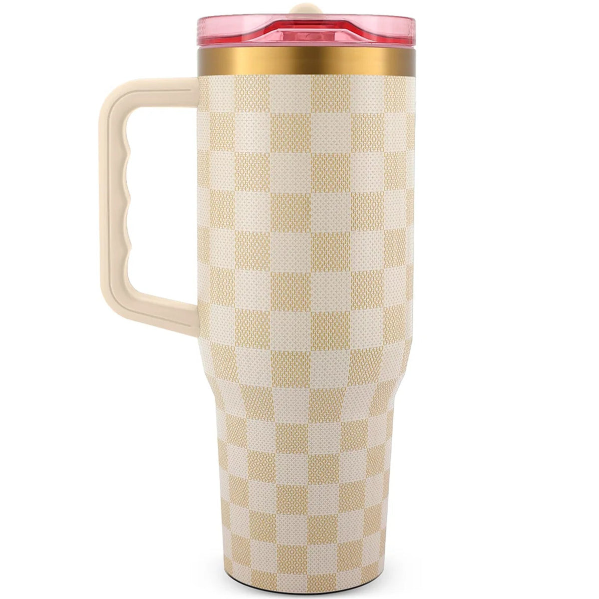 40oz Vacuum Insulated Tumbler with Leakproof Lid and Handle - Yukon Outfitters