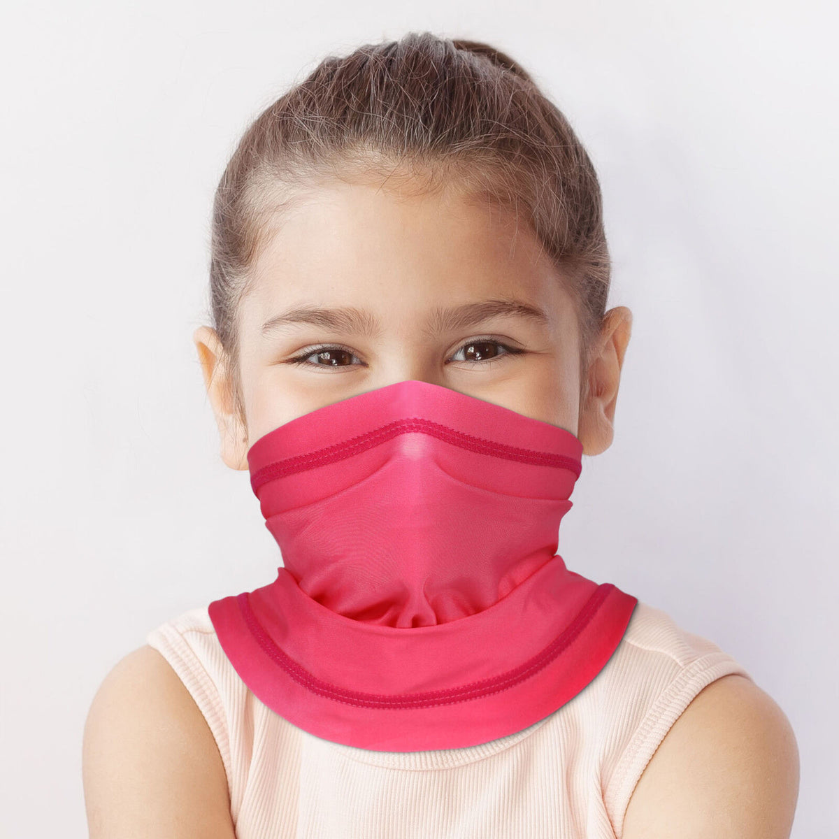 Kids UV Protection Breathable Neck Gaiter Face Mask Scarf Balaclava