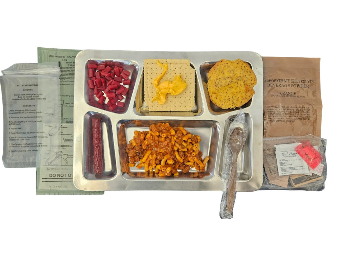 2024-2025 US Military MRE Meal Ready to Eat Assorted Menu Options