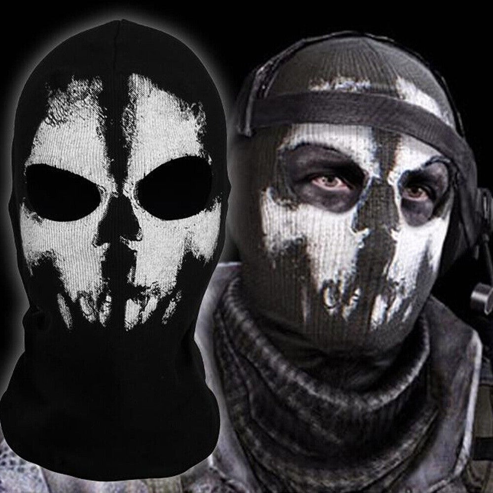 Full Face Mask for Skiing, Cycling & Outdoor Activities - Warm Fleece Skull Mask