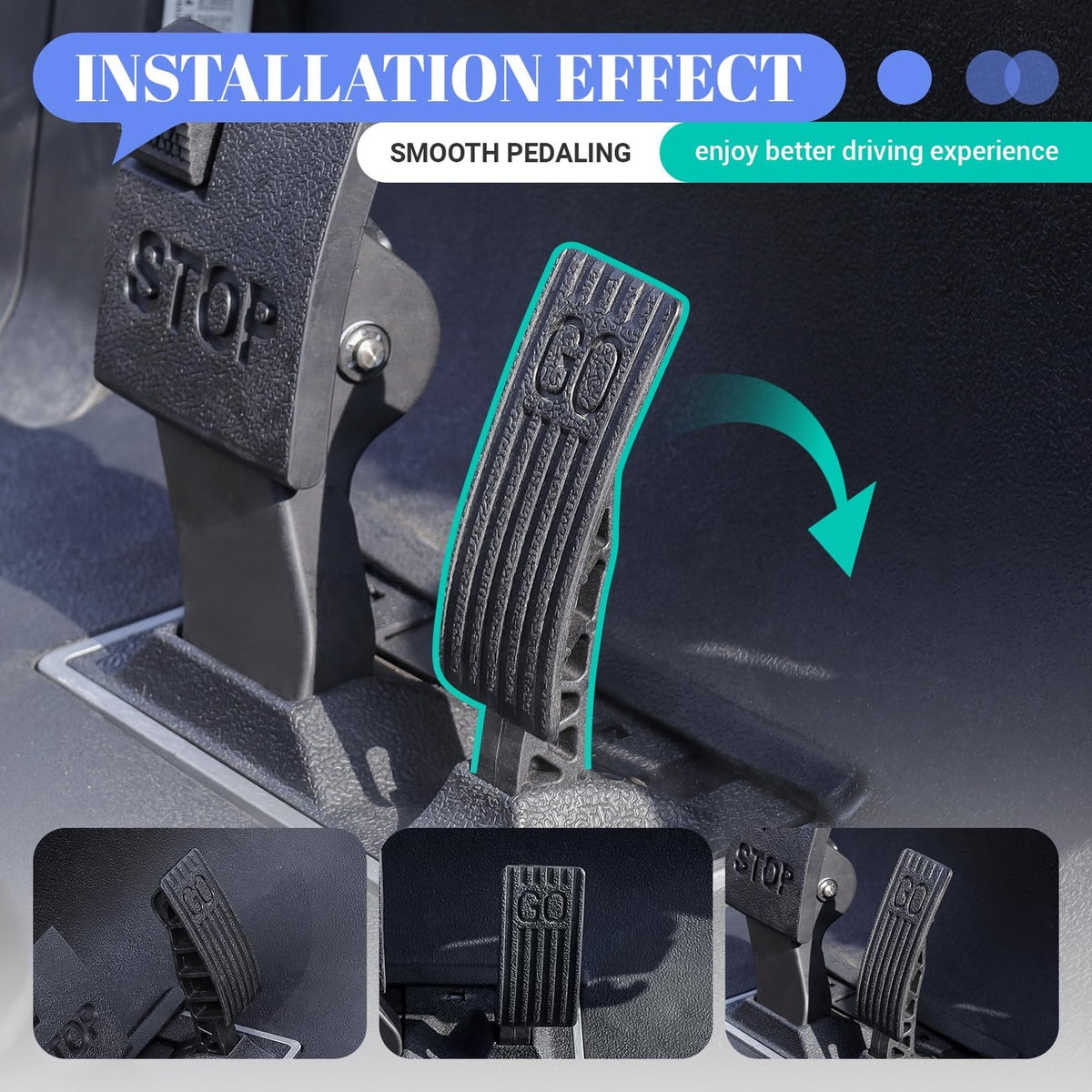 Club Car Accelerator Pedal Replacement for Precedent Onward Tempo 2009+